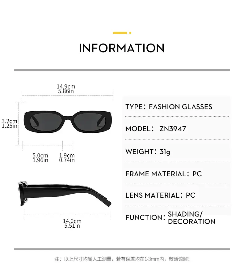 Men Women Sunscreen Sunglasses Retro Cross-border Summer Sunglasses β feature 11