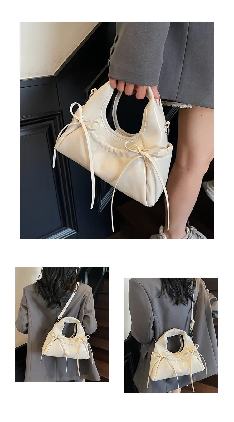 Pink Pleated Bow Handbag for Women 2025 — feature 16