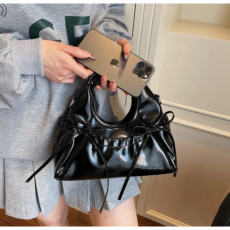 Pink Pleated Bow Handbag for Women 2025 — feature 21