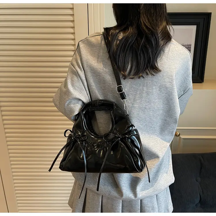Pink Pleated Bow Handbag for Women 2025 — feature 22