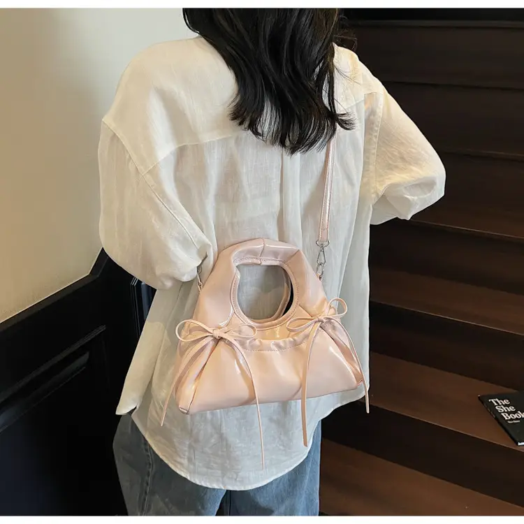 Pink Pleated Bow Handbag for Women 2025 — feature 28