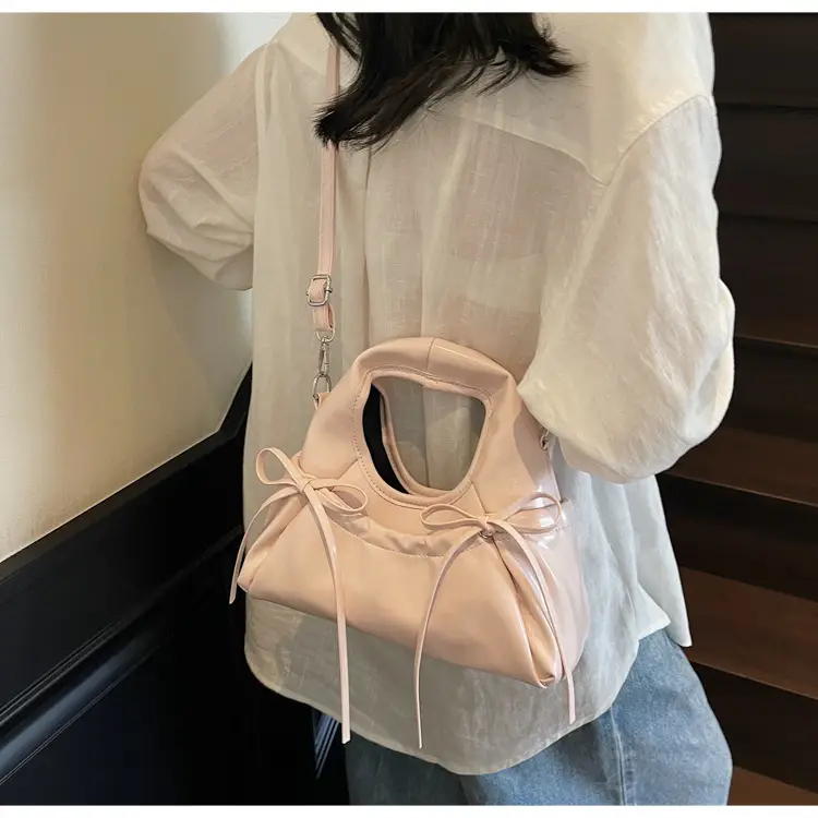 Pink Pleated Bow Handbag for Women 2025 — feature 29
