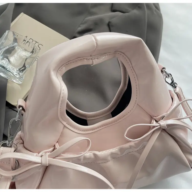 Pink Pleated Bow Handbag for Women 2025 — feature 32