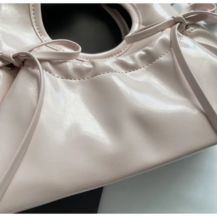 Pink Pleated Bow Handbag for Women 2025 — feature 37