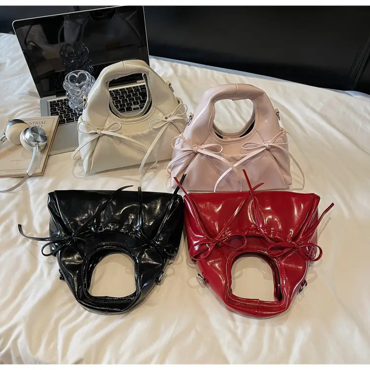 Pink Pleated Bow Handbag for Women 2025 — feature 38
