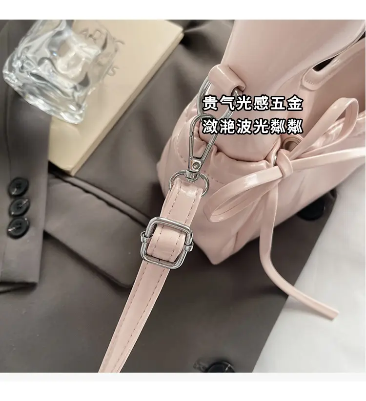 Pink Pleated Bow Handbag for Women 2025 — feature 6