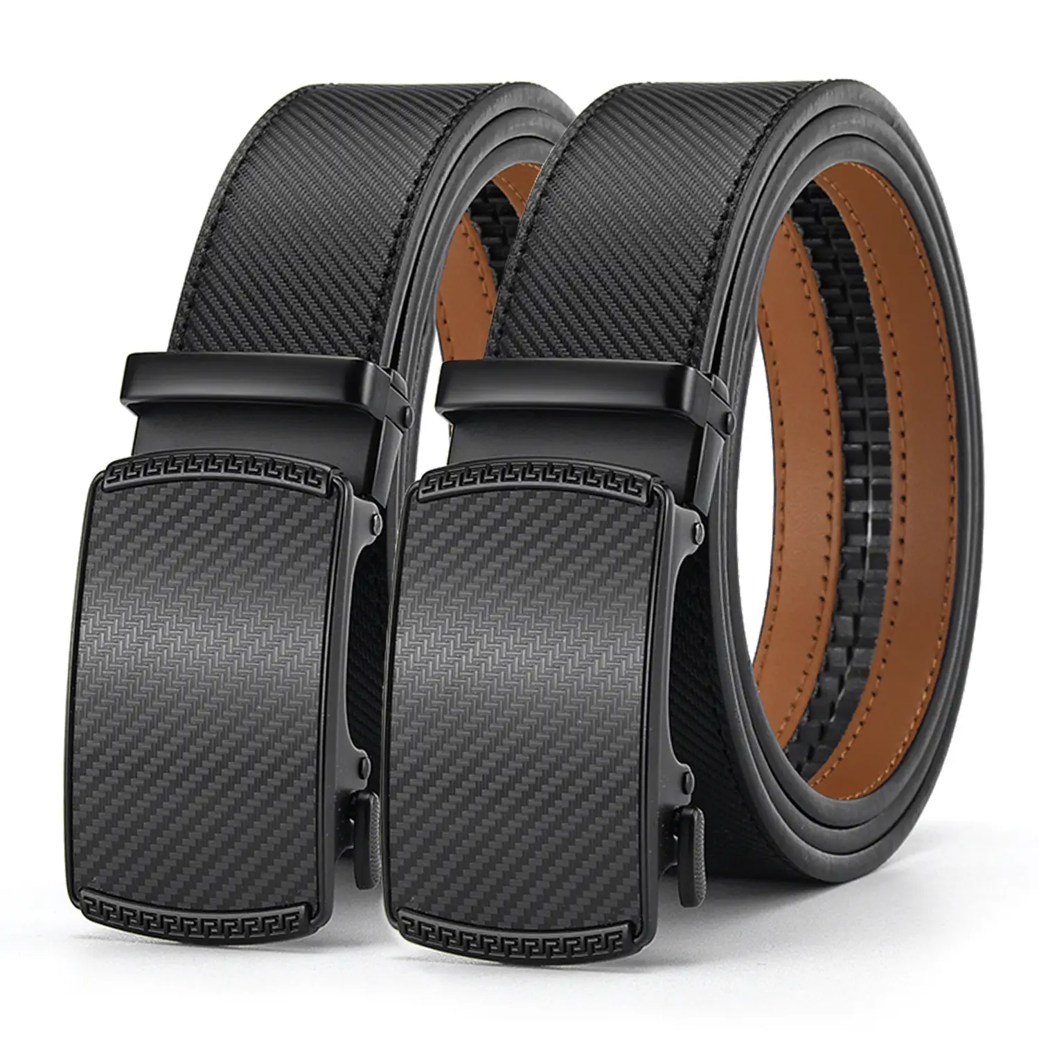 New Men's Genuine Leather Belt with Automatic Buckle - Image 6