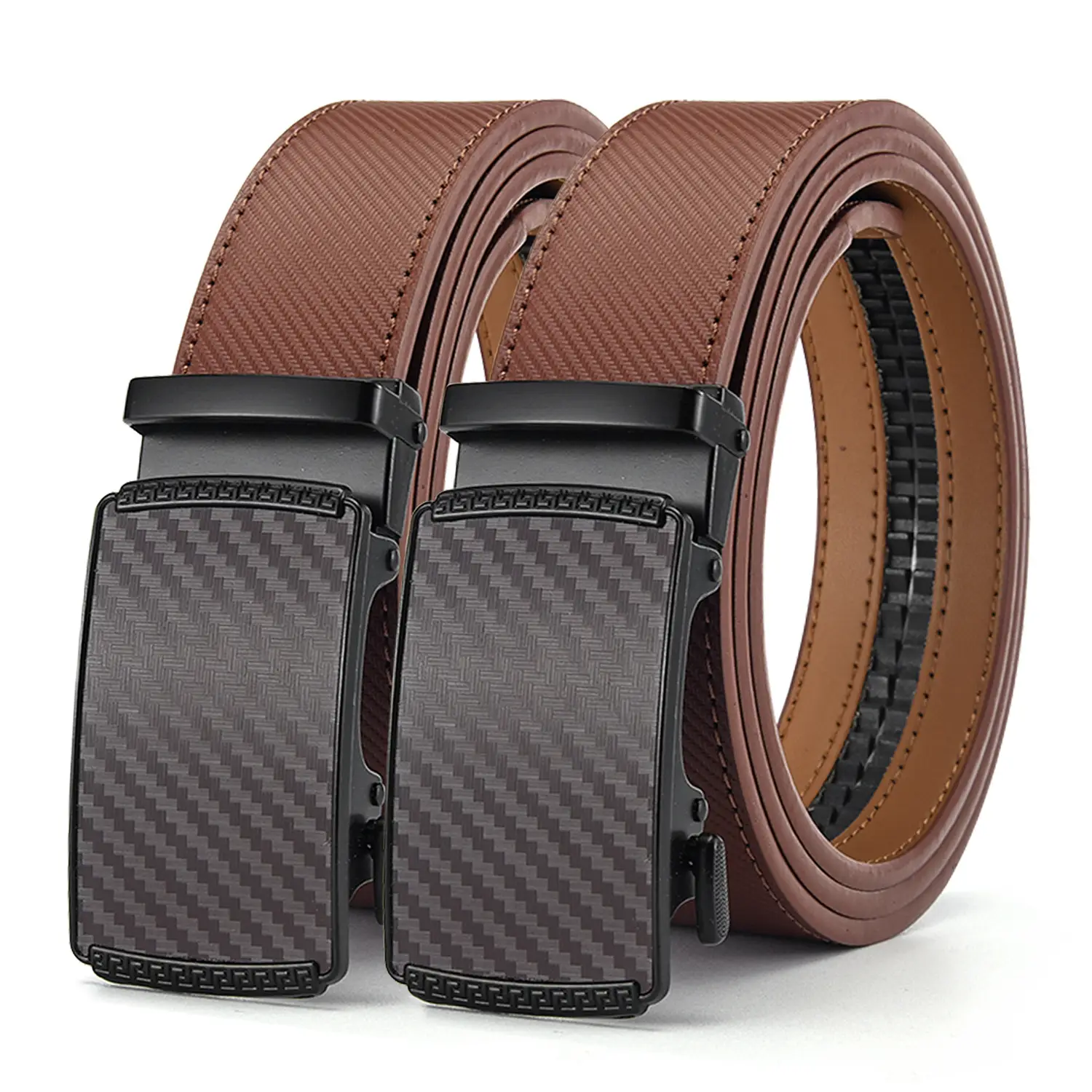 New Men's Genuine Leather Belt with Automatic Buckle - Image 7