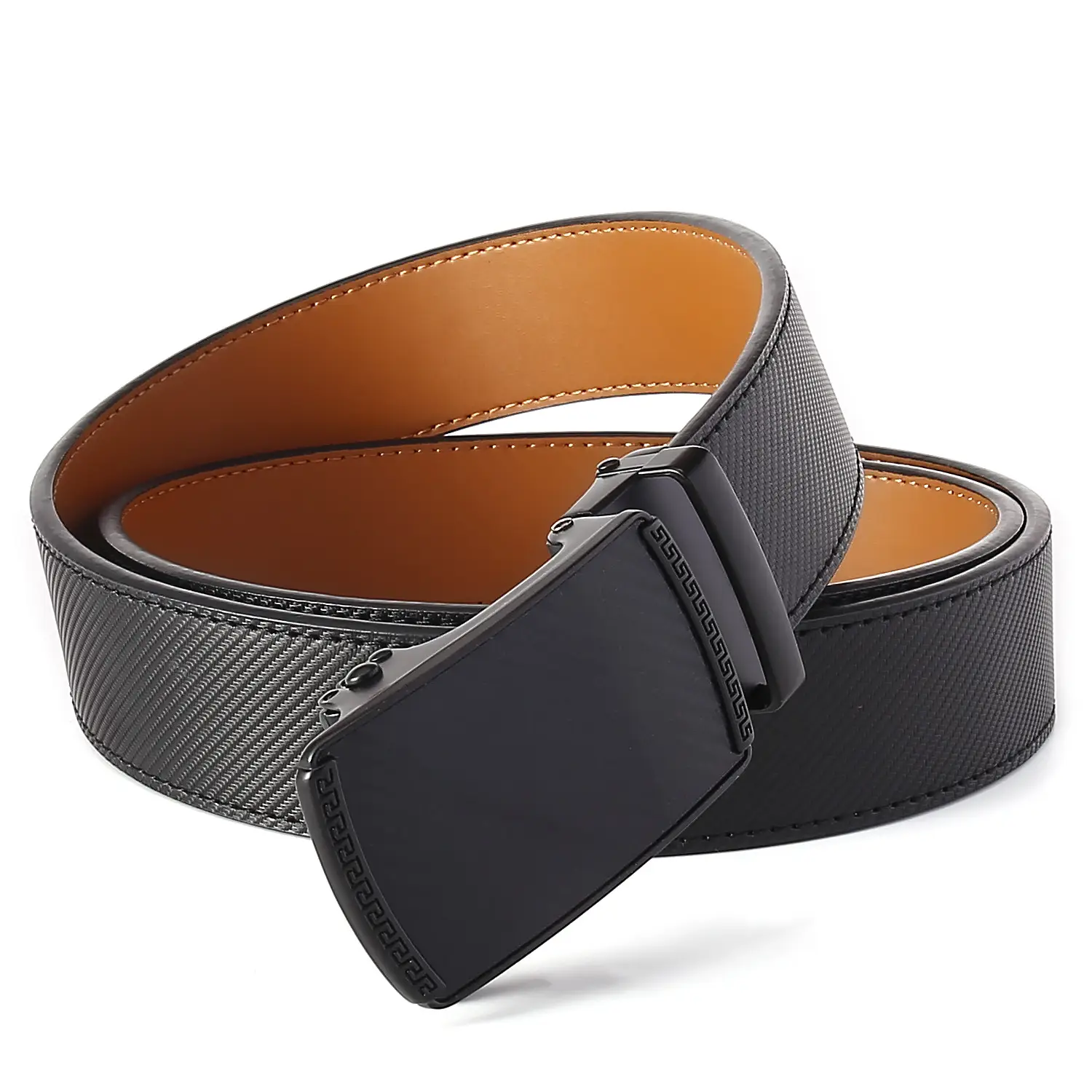 New Men's Genuine Leather Belt with Automatic Buckle - Image 8