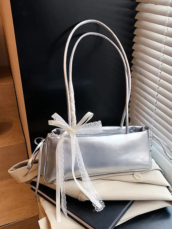 Silver Glitter Shoulder Bag for Women 2026 - Image 7