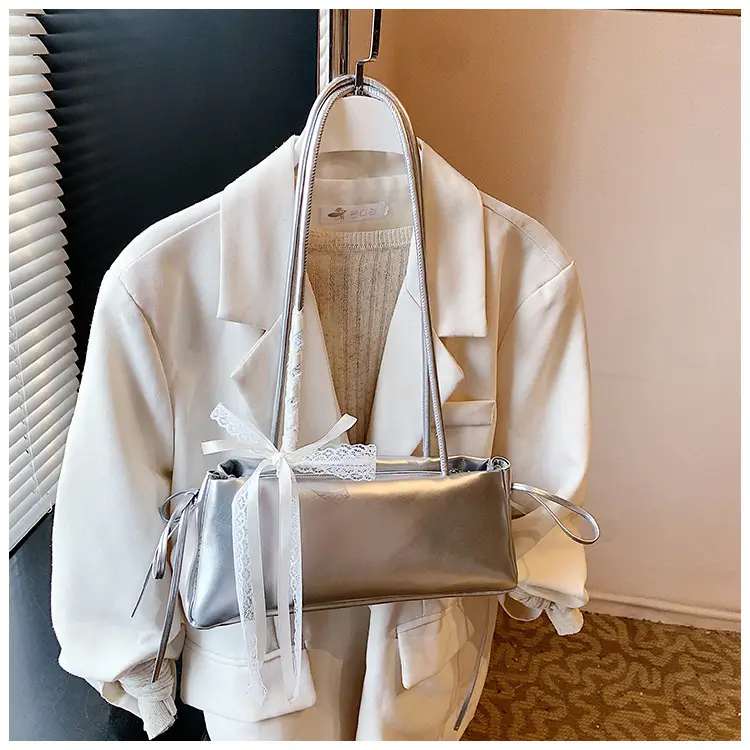 Silver Glitter Shoulder Bag for Women 2026 — feature 34