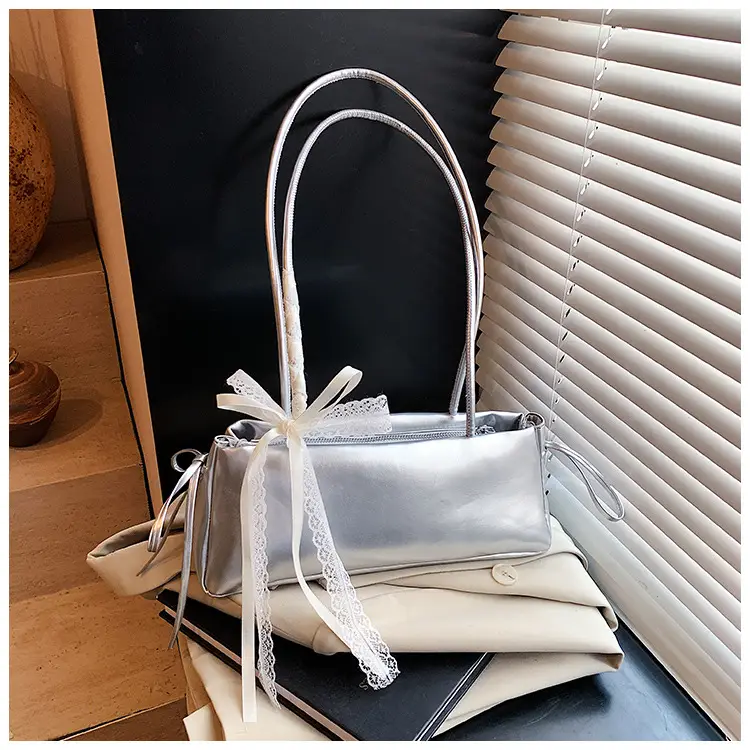 Silver Glitter Shoulder Bag for Women 2026 — feature 38