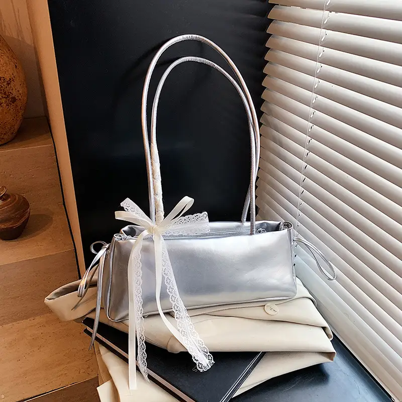 Silver Glitter Shoulder Bag for Women 2026 - Image 5