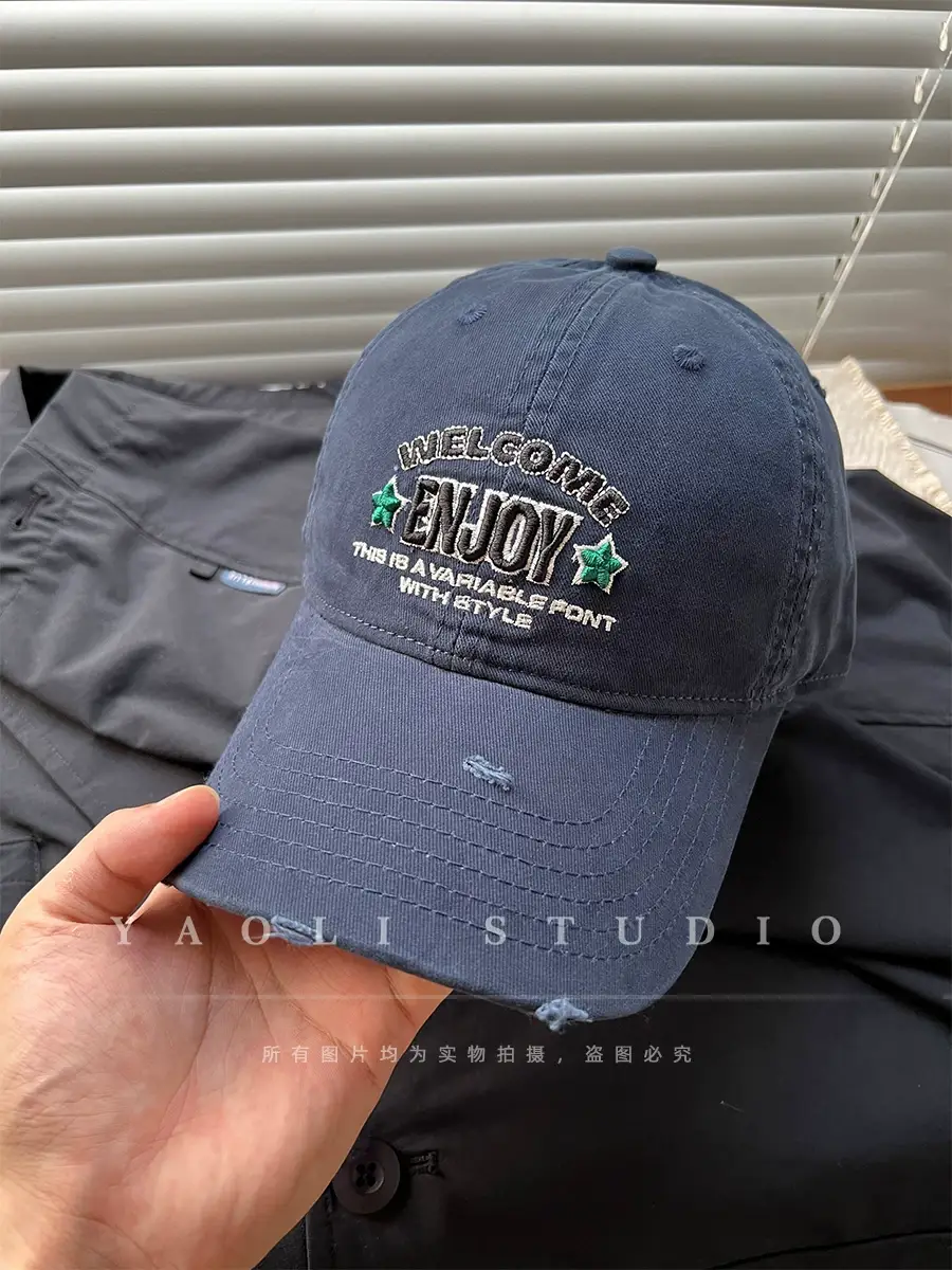 Women Face-Slimming Sunshade Cap with Embroidered Design — feature 13