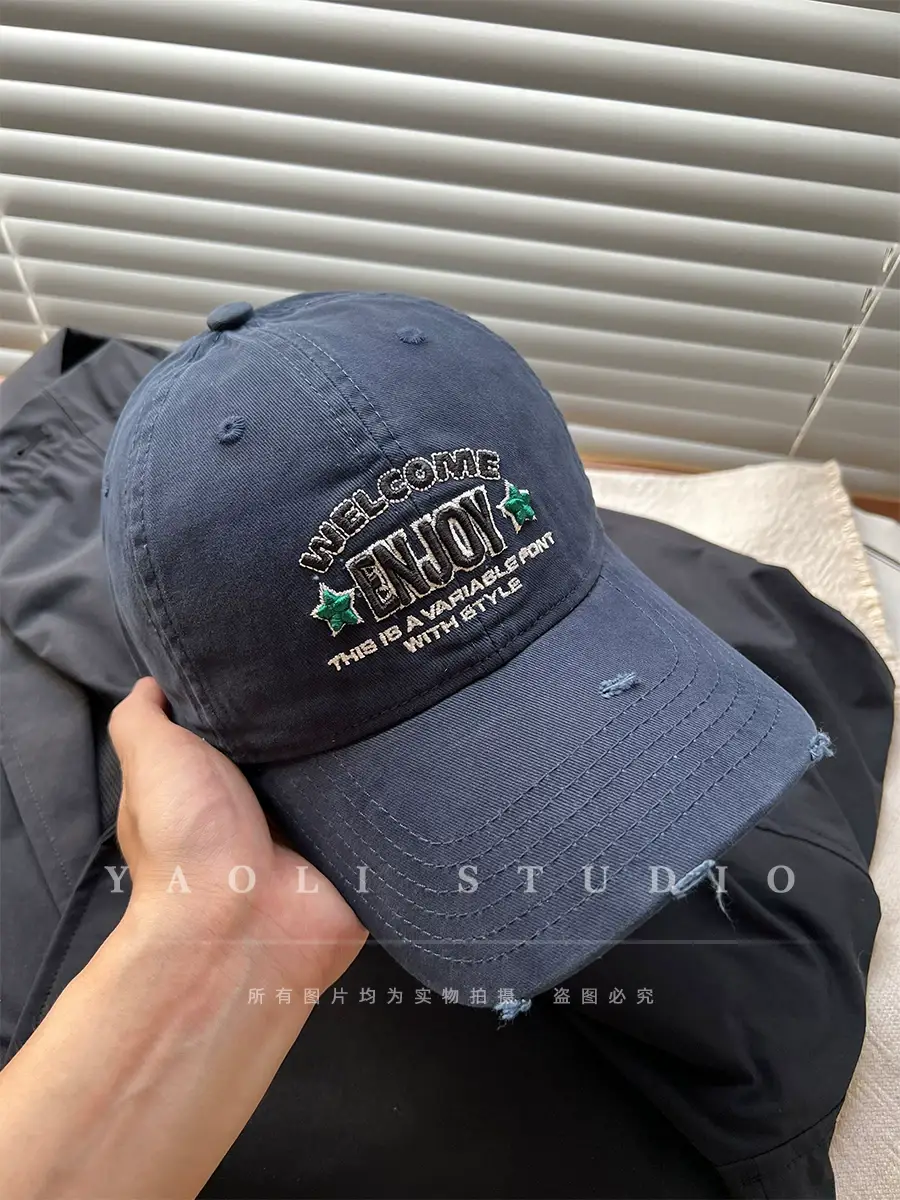 Women Face-Slimming Sunshade Cap with Embroidered Design — feature 14