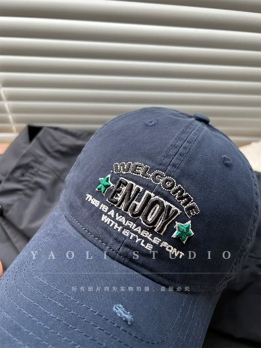 Women Face-Slimming Sunshade Cap with Embroidered Design — feature 15