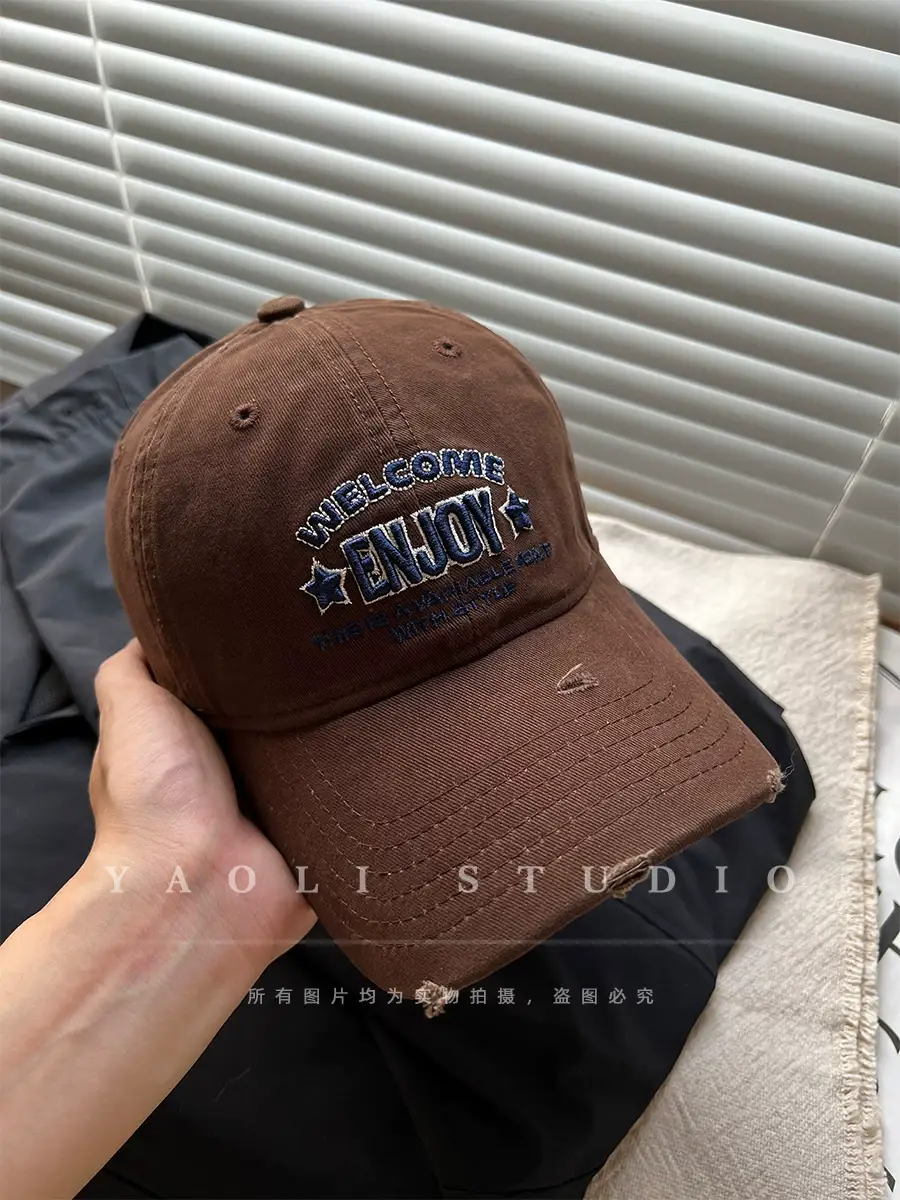 Women Face-Slimming Sunshade Cap with Embroidered Design — feature 22