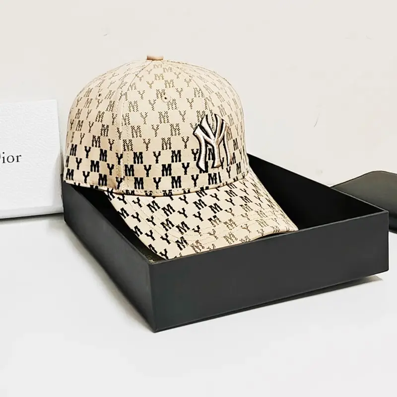 Women's New Baseball Cap Hot Selling Spring Summer Fashion Wide Bristle Face Slimming Small Letter Sports Versatile Embroidered Duckbill Cap for Men — feature 12