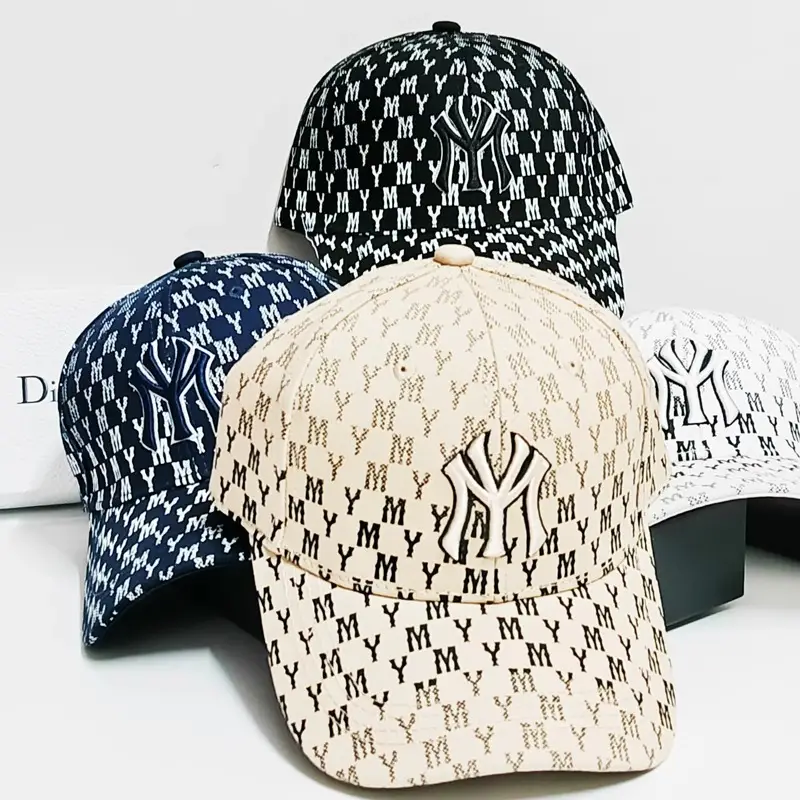 Women's New Baseball Cap Hot Selling Spring Summer Fashion Wide Bristle Face Slimming Small Letter Sports Versatile Embroidered Duckbill Cap for Men — feature 7
