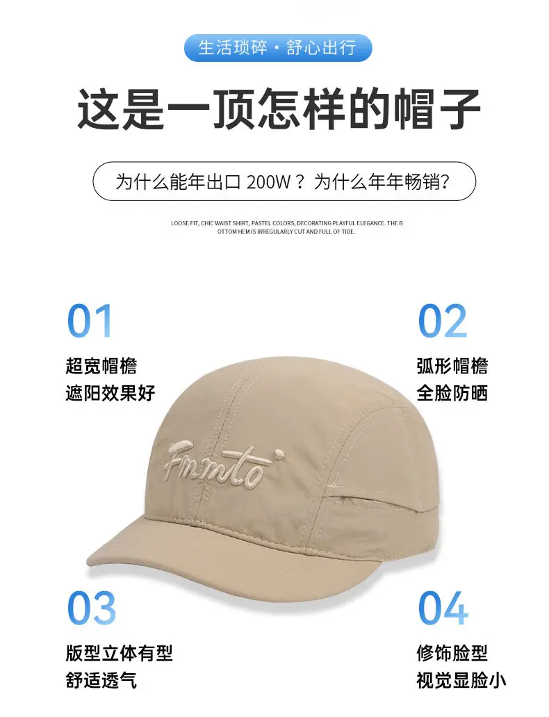 Men's Frantic Thin Brim Cap 6 Colors — feature 7