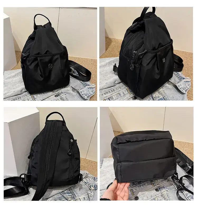 Women's Red Travel Backpack 2025 Lightweight Commuter Crossbody — feature 13