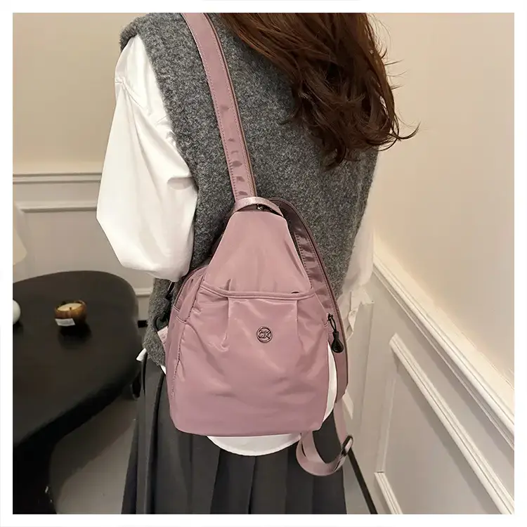 Women's Red Travel Backpack 2025 Lightweight Commuter Crossbody — feature 28