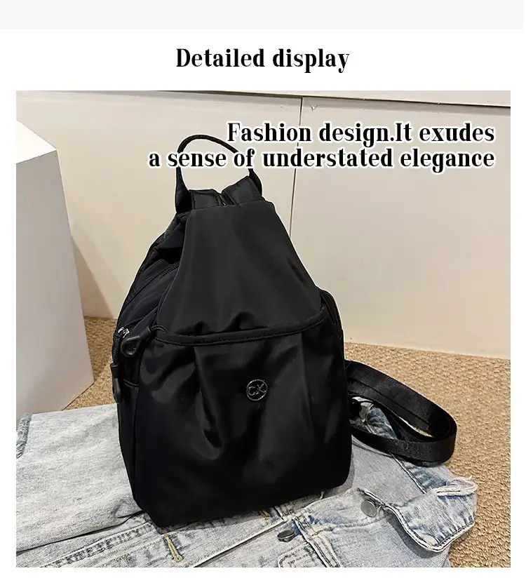 Women's Red Travel Backpack 2025 Lightweight Commuter Crossbody — feature 4