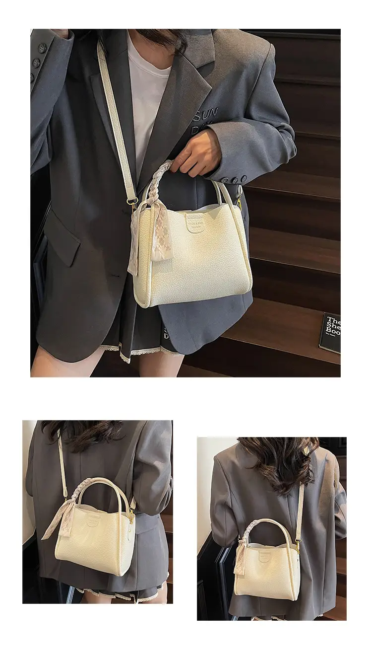 Women's Crossbody Bag Beige Lace Shoulder Crossbody Commuter Bag — feature 14