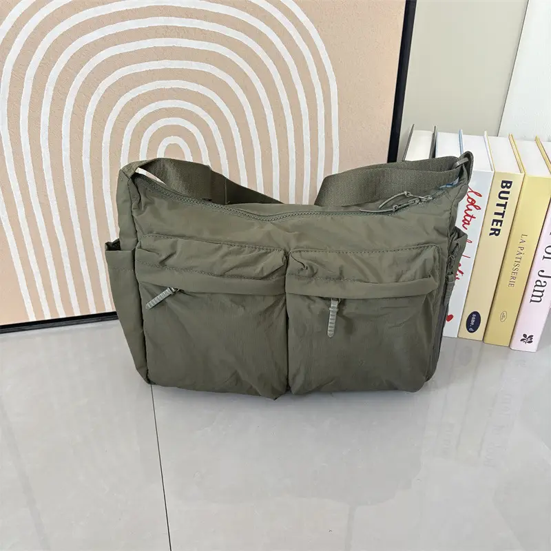 New Casual Shoulder Bag for Men Women Large Capacity Nylon — feature 32