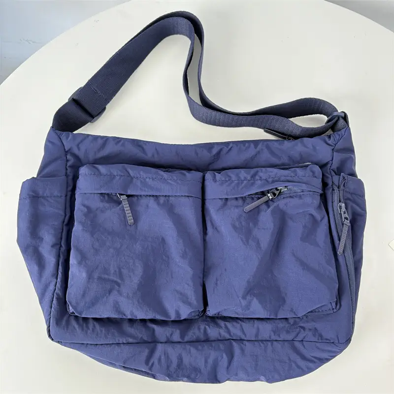 New Casual Shoulder Bag for Men Women Large Capacity Nylon — feature 40