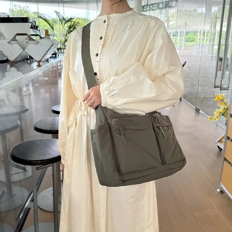 New Casual Shoulder Bag for Men Women Large Capacity Nylon - Image 6