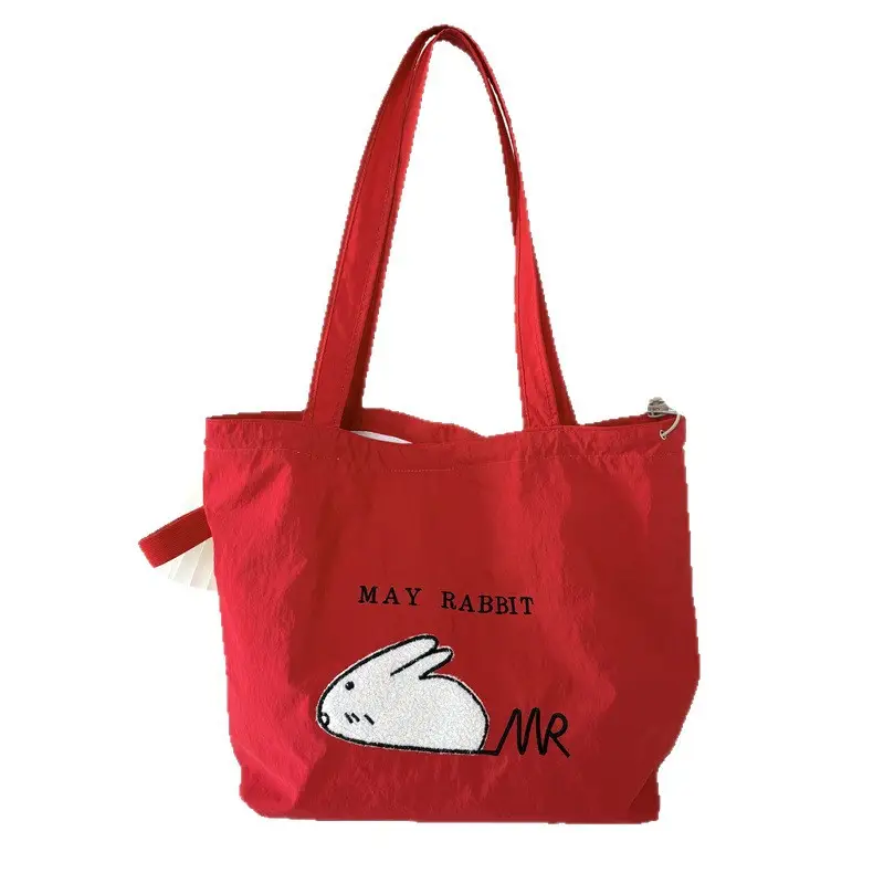 Red Cartoon Shoulder Bags for Students & Travel - Image 7