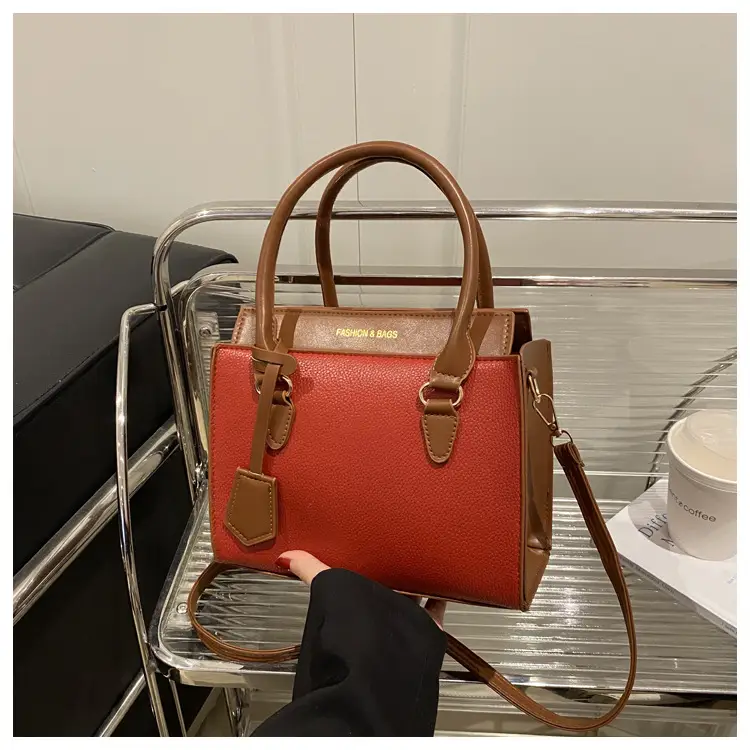 Retro Crossbody Bag White Brown 2025 Women - Image 2