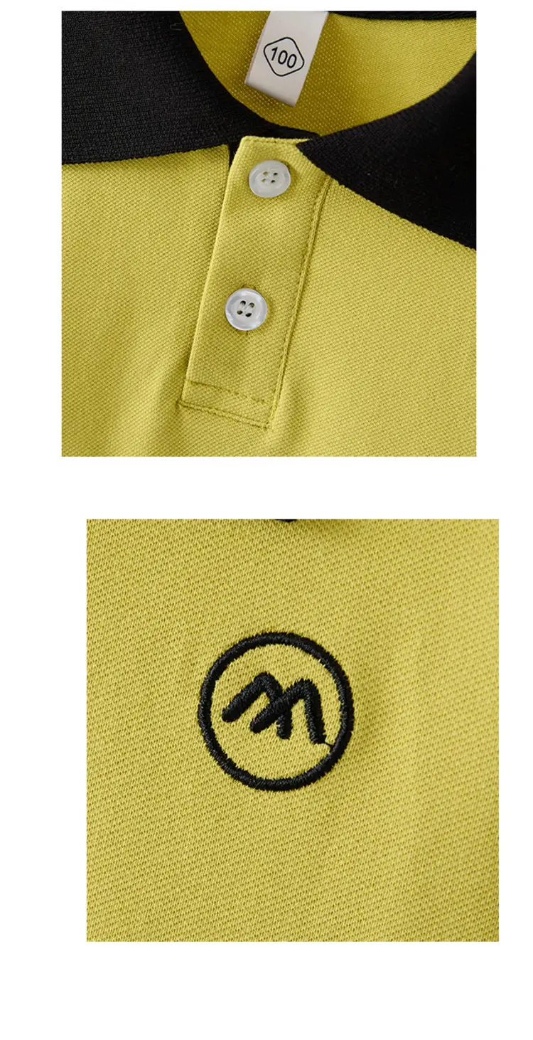 Boys Yellow Polo Shirt Summer Casual Kids 2025 — feature 13