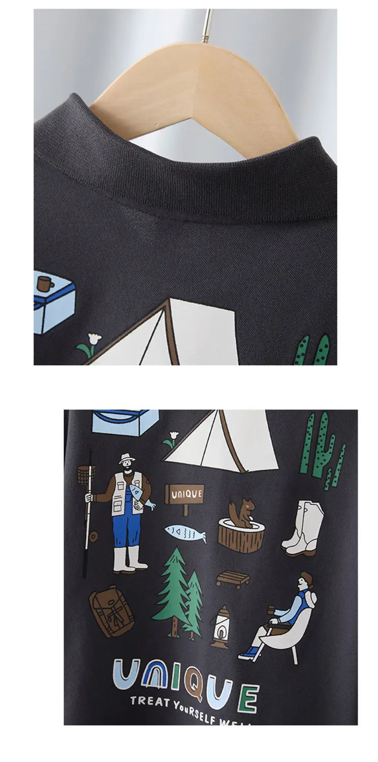 Boys Polo Shirt Black Short Sleeve Summer Wear — feature 13