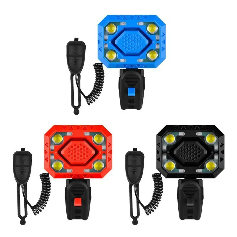 Bicycle Light Four-In-One Front Light Mountain Bike Horn Light Mobile Phone Holder Outdoor Lighting Cycling Equipment - Image 9
