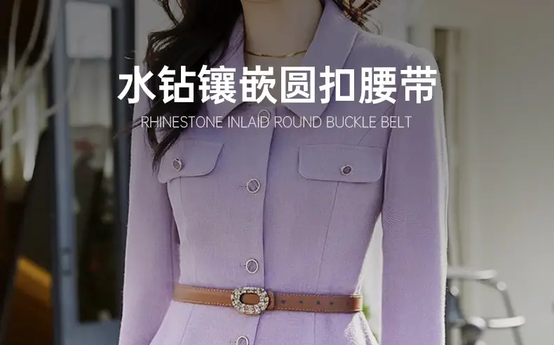 Women's Rhinestone Belt Jeans Genuine Leather Decorative Buckle Belt — feature 1