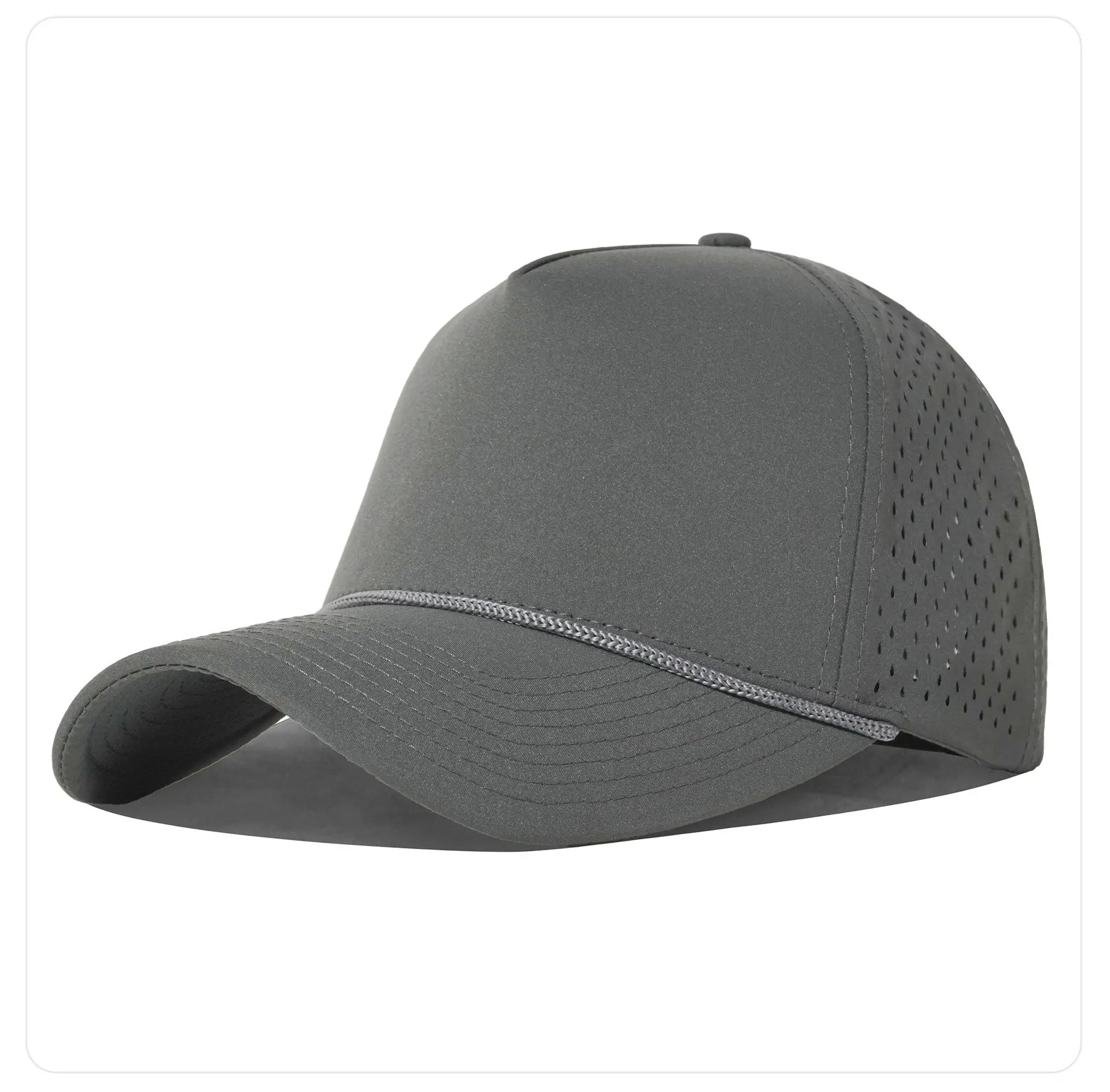 Pink Beaded Baseball Cap with Breathable Design — feature 28