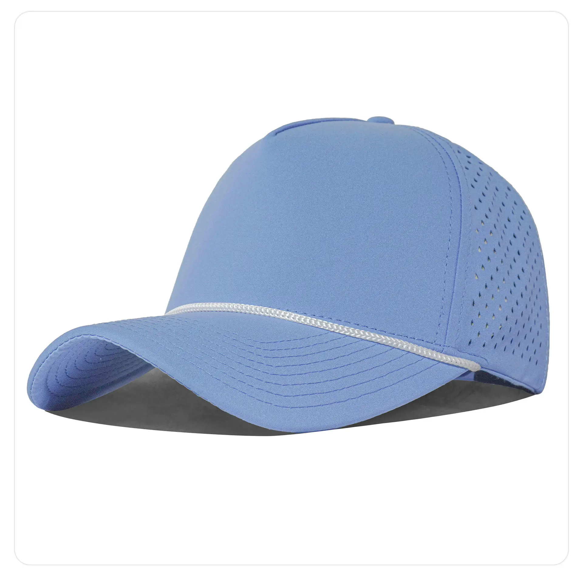 Pink Beaded Baseball Cap with Breathable Design — feature 33