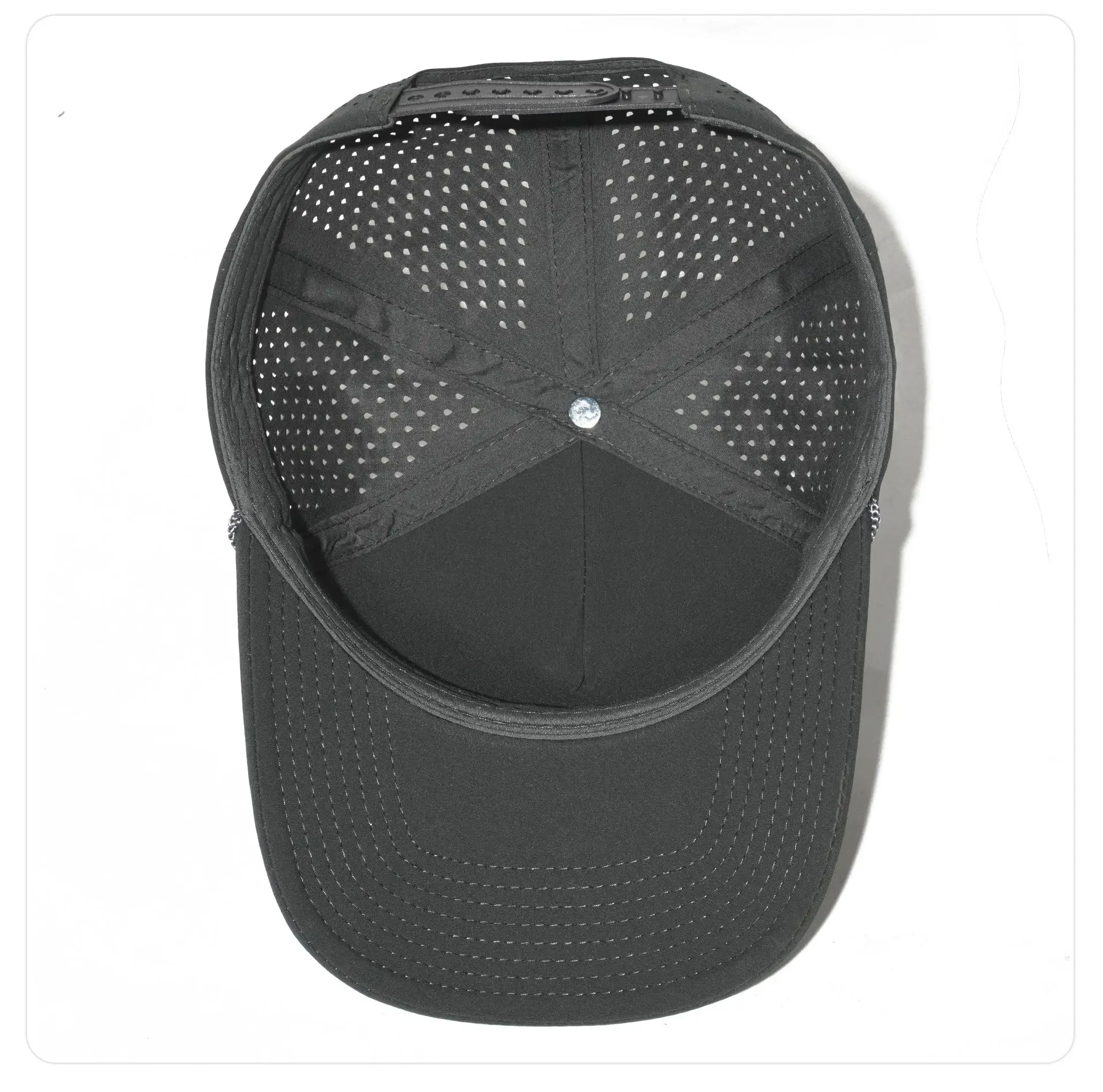 Pink Beaded Baseball Cap with Breathable Design — feature 35