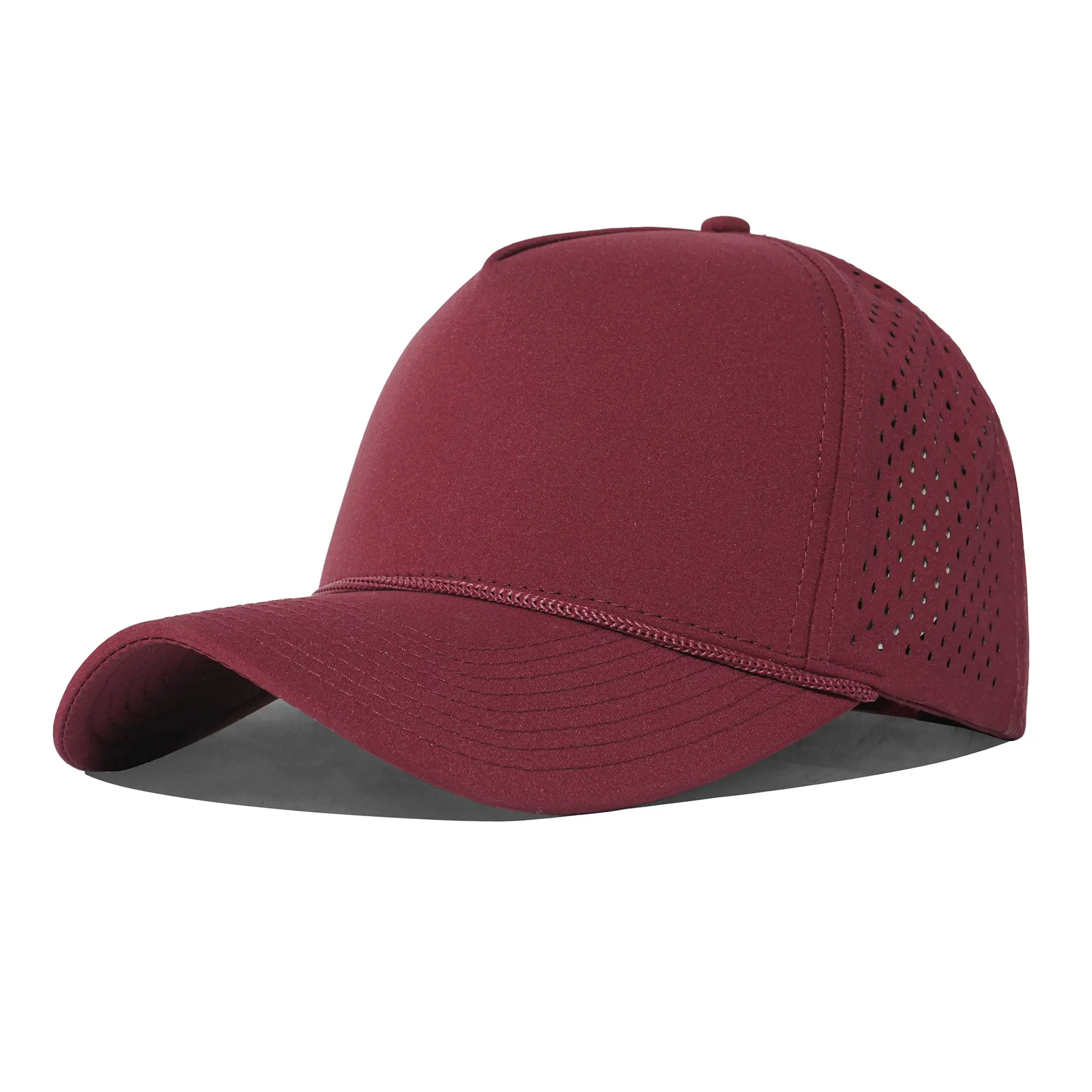 Pink Beaded Baseball Cap with Breathable Design - Image 3