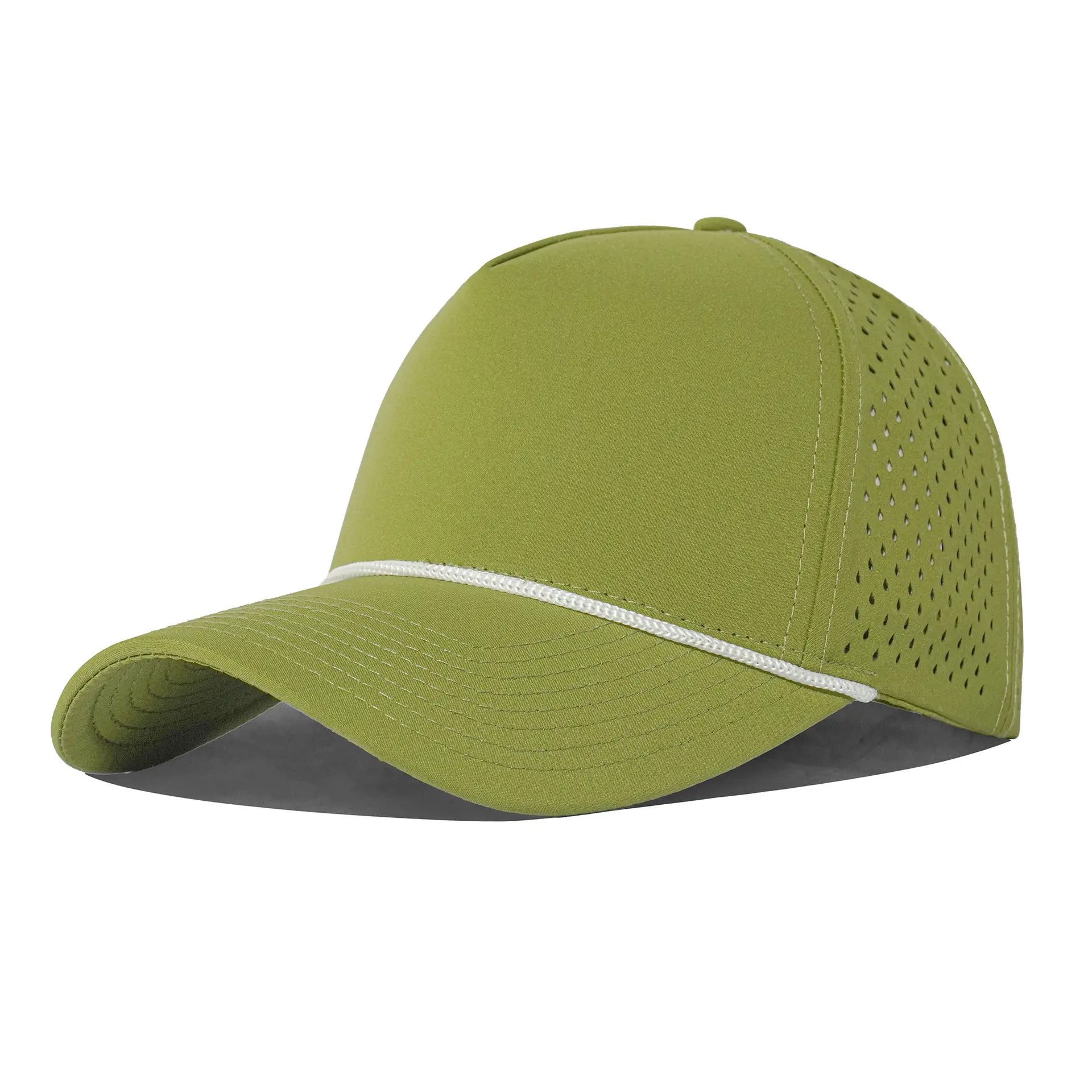 Pink Beaded Baseball Cap with Breathable Design - Image 5