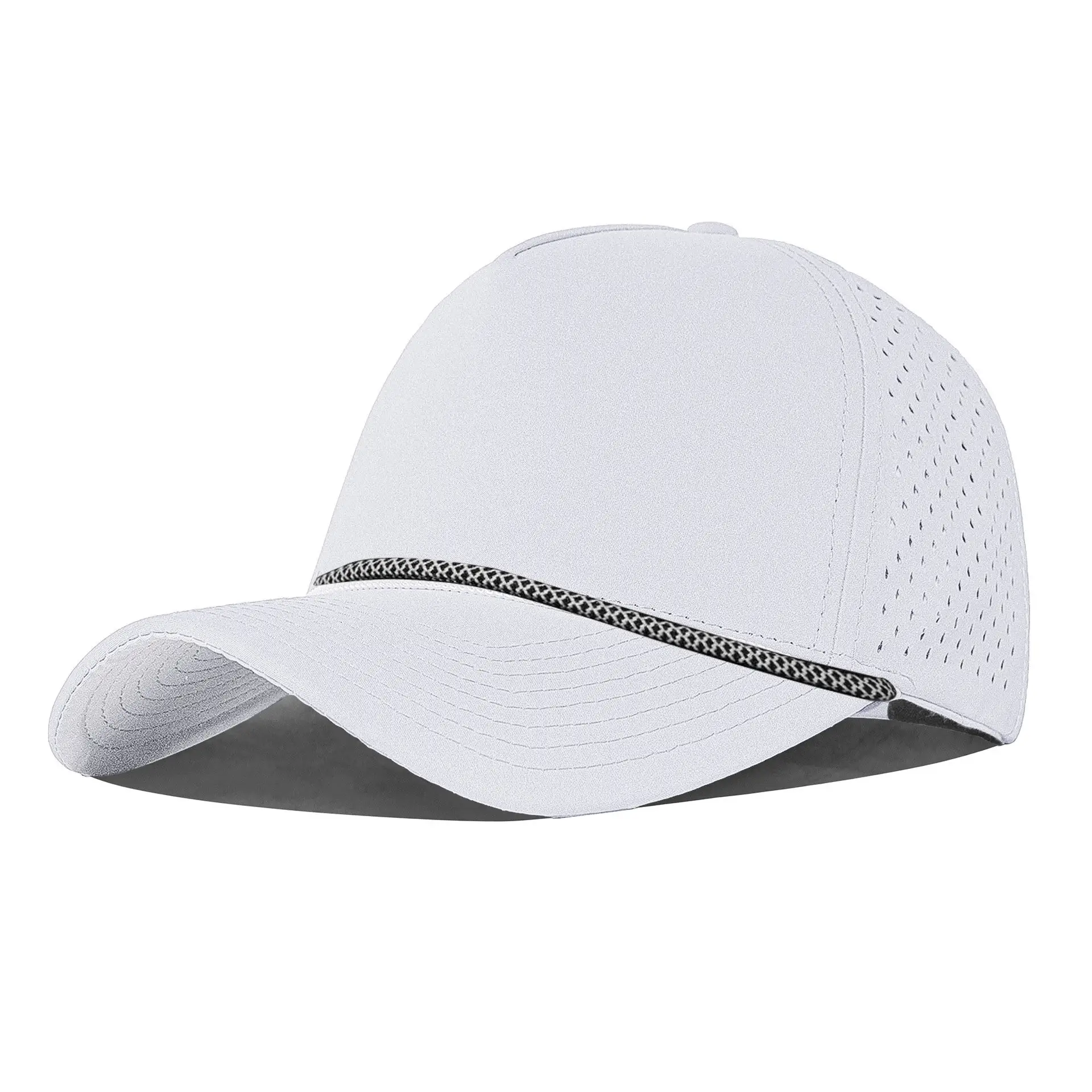 Pink Beaded Baseball Cap with Breathable Design - Image 7