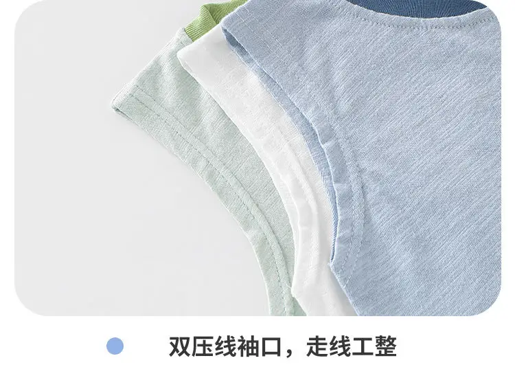 Baby Sleeveless T-Shirt 2025 Printed Kids Casual — feature 9