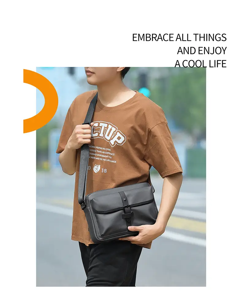 Japanese Style Leather Shoulder Bag Large Capacity Men — feature 18