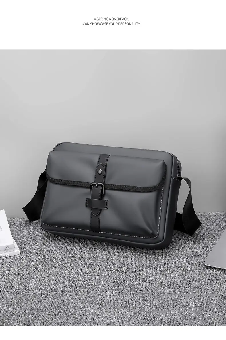 Japanese Style Leather Shoulder Bag Large Capacity Men — feature 22