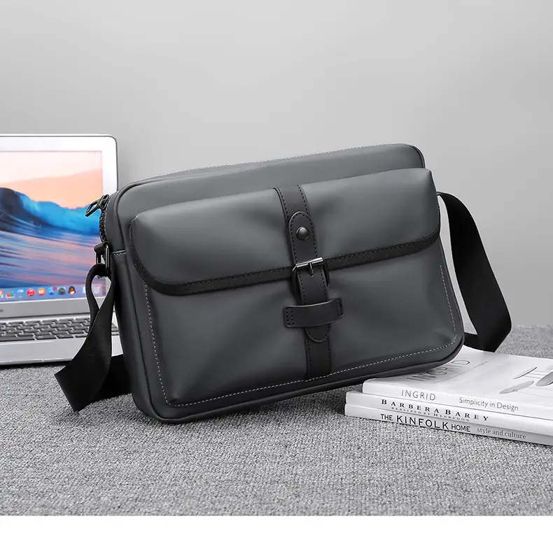 Japanese Style Leather Shoulder Bag Large Capacity Men — feature 24