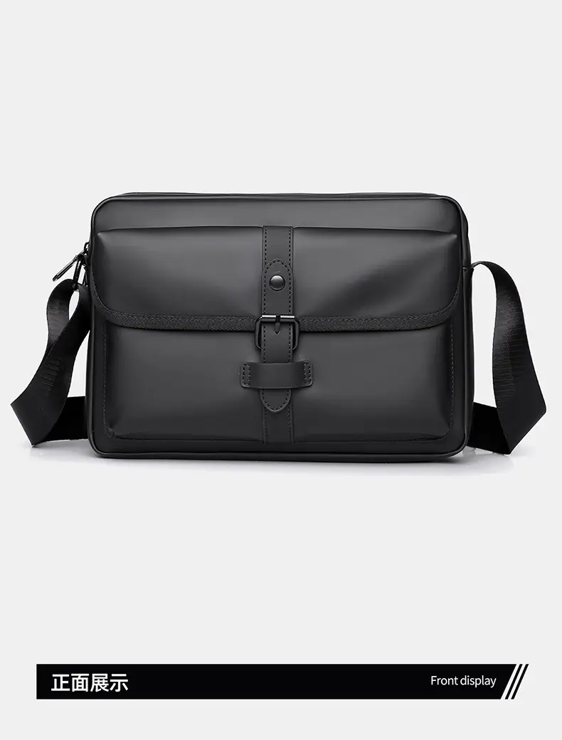 Japanese Style Leather Shoulder Bag Large Capacity Men — feature 27