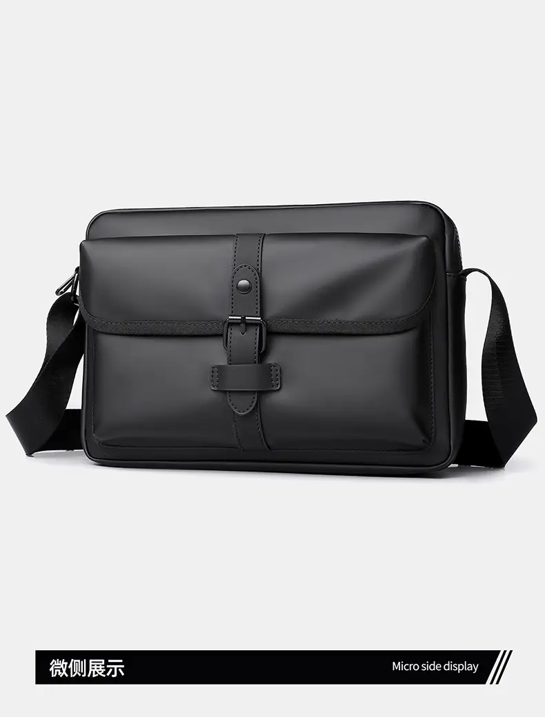 Japanese Style Leather Shoulder Bag Large Capacity Men — feature 28