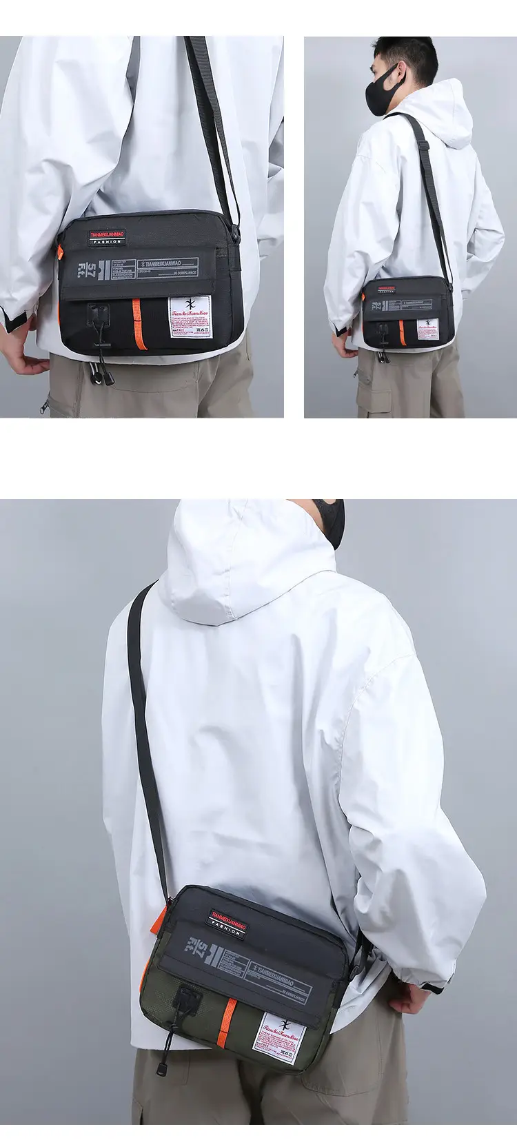Men Crossbody Bag 2025 Sports Commuter Lightweight — feature 32